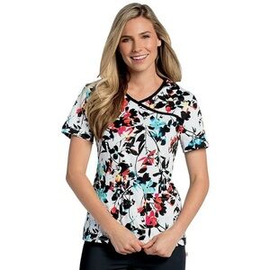 SCRUBS women’s floral scrub top XS
